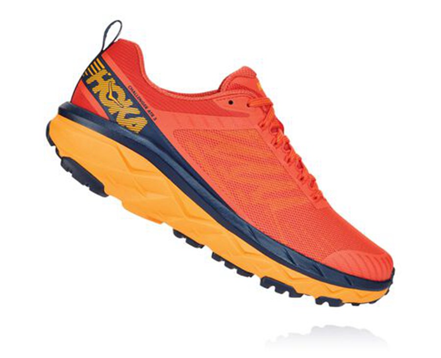 Trail Shoes Mens - Hoka One One Challenger ATR 5 - Red - QOGBZXE-20